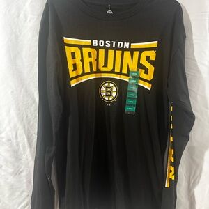 NHL Black Crew Neck Shirt